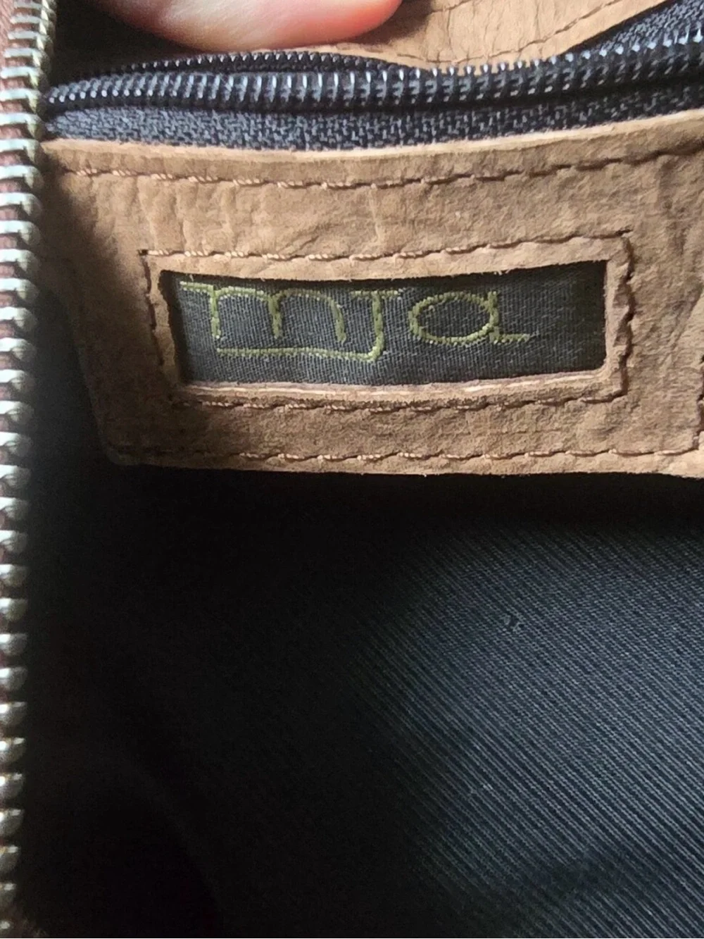 Tan Leather Hobo Shoulder Bag - Unbranded